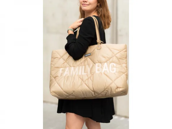 Cestovná taška Family Bag Puffered Beige