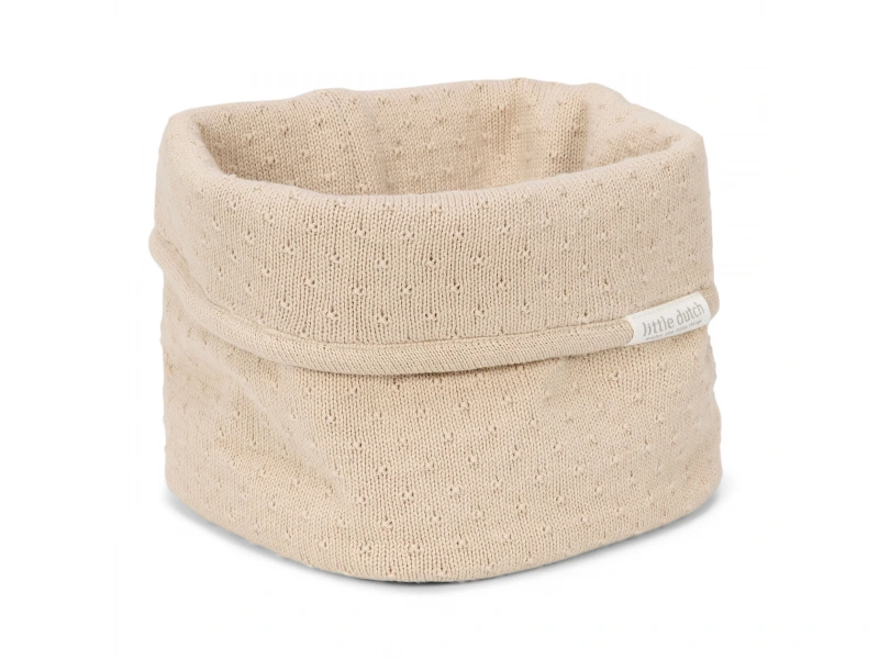 Košík pletený malý Pure Soft Beige