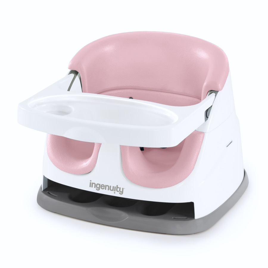 INGENUITY Jedálenská stolička na stoličku 2v1 Baby Base™ Peony 6m+ do 15 kg