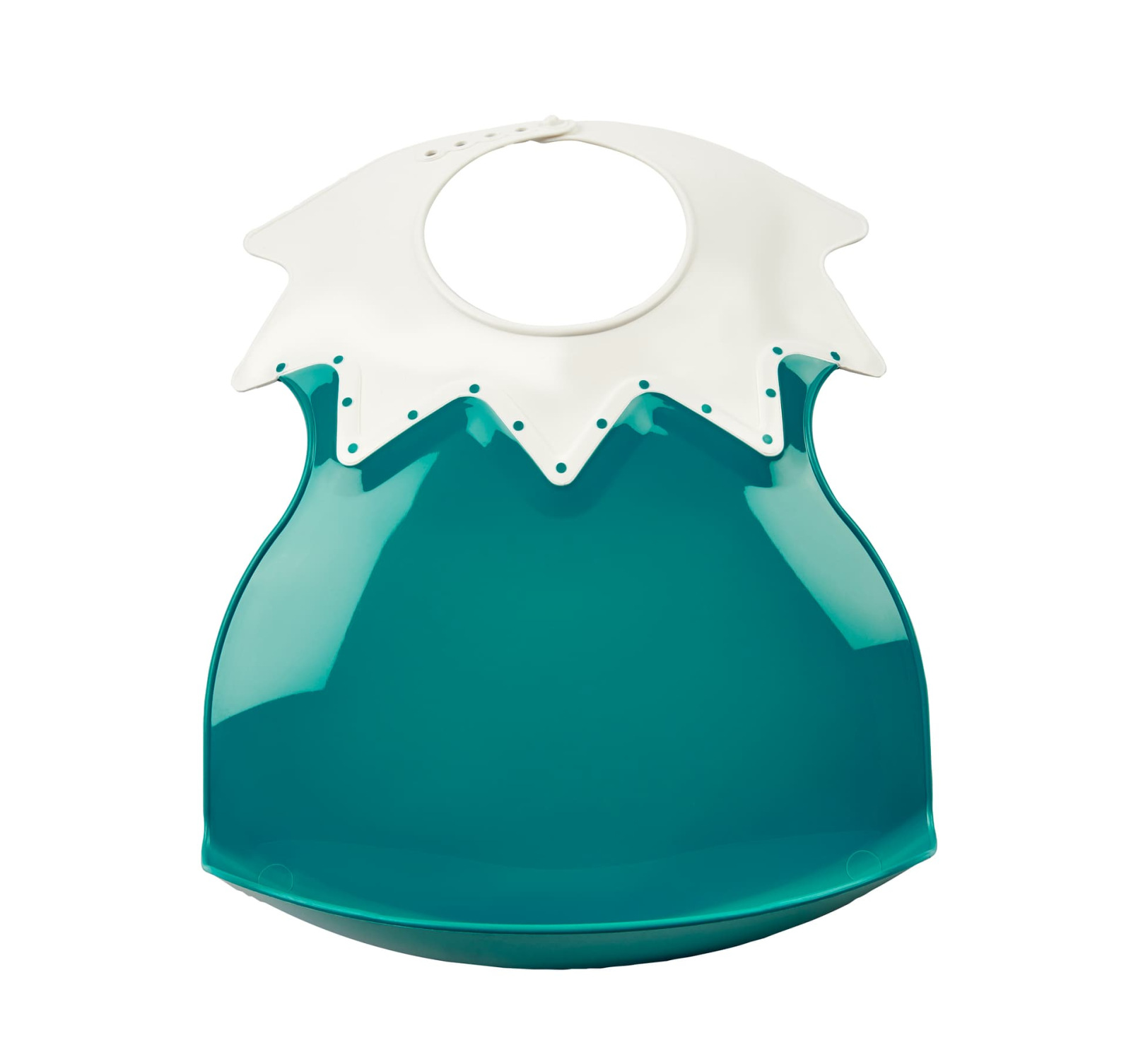 Plastový bryndák s límcom, Deep Peacock