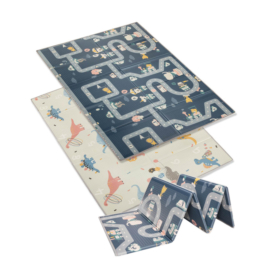 Multifunkční pěnová skládací podložka oboustranná 200x150, Dino