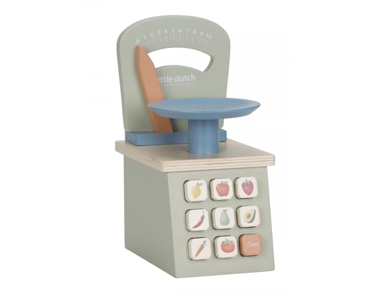 Kuchynská váha drevená