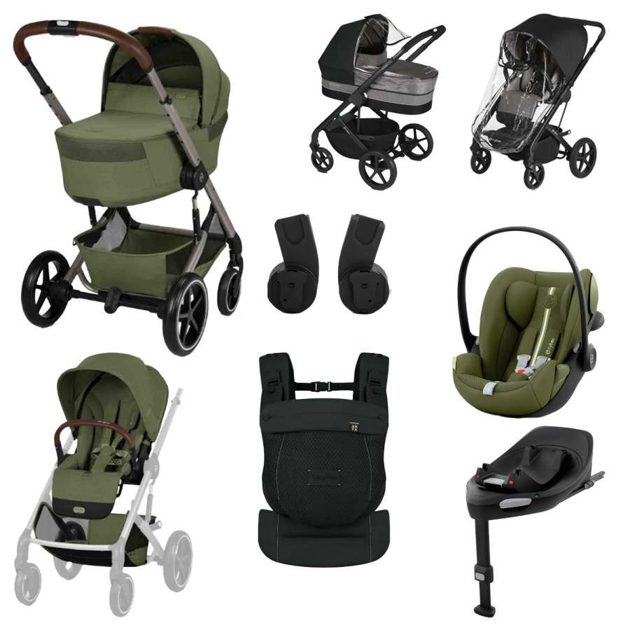 CYBEX Balios S Lux 2026 Set XL Fold Cot + nosič AMYA – Green