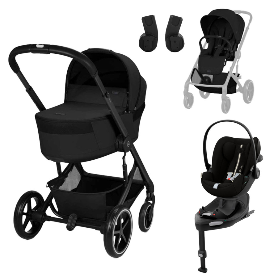 CYBEX Balios S Lux 2026 Set M Fold Cot – Black