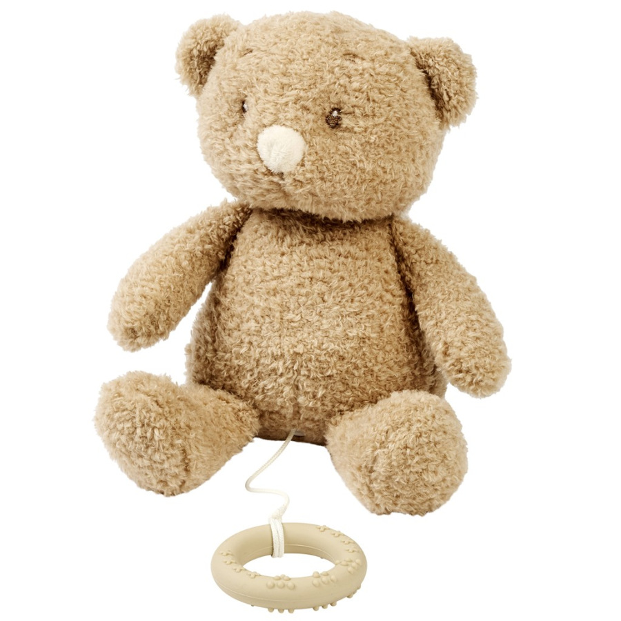 NATTOU Hračka plyšová hudobná Teddy medvedík 24 cm, 0m+