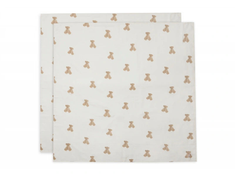 Plienky zavinovacie 2ks 115x115 cm Teddy Bear
