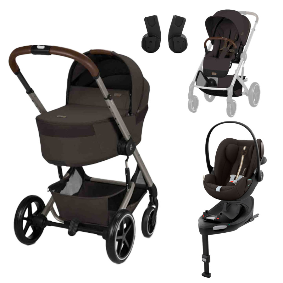 CYBEX Balios S Lux 2026 Set M Fold Cot – Brown