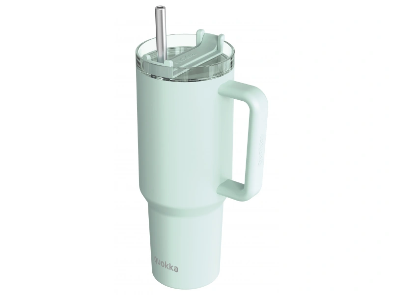 Nerezový termohrnček so slamkou Stream Turquoise 1200 ml