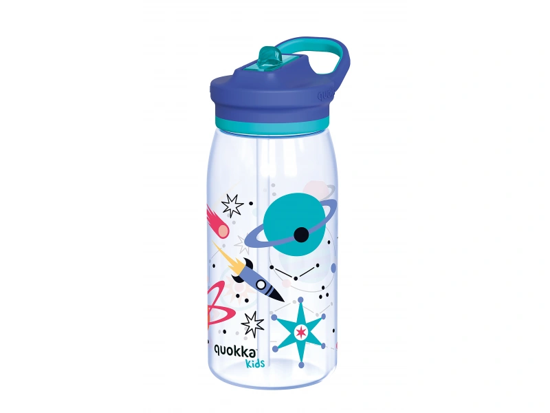 Plastová fľaša s náustkom Glow Kids Space 580 ml