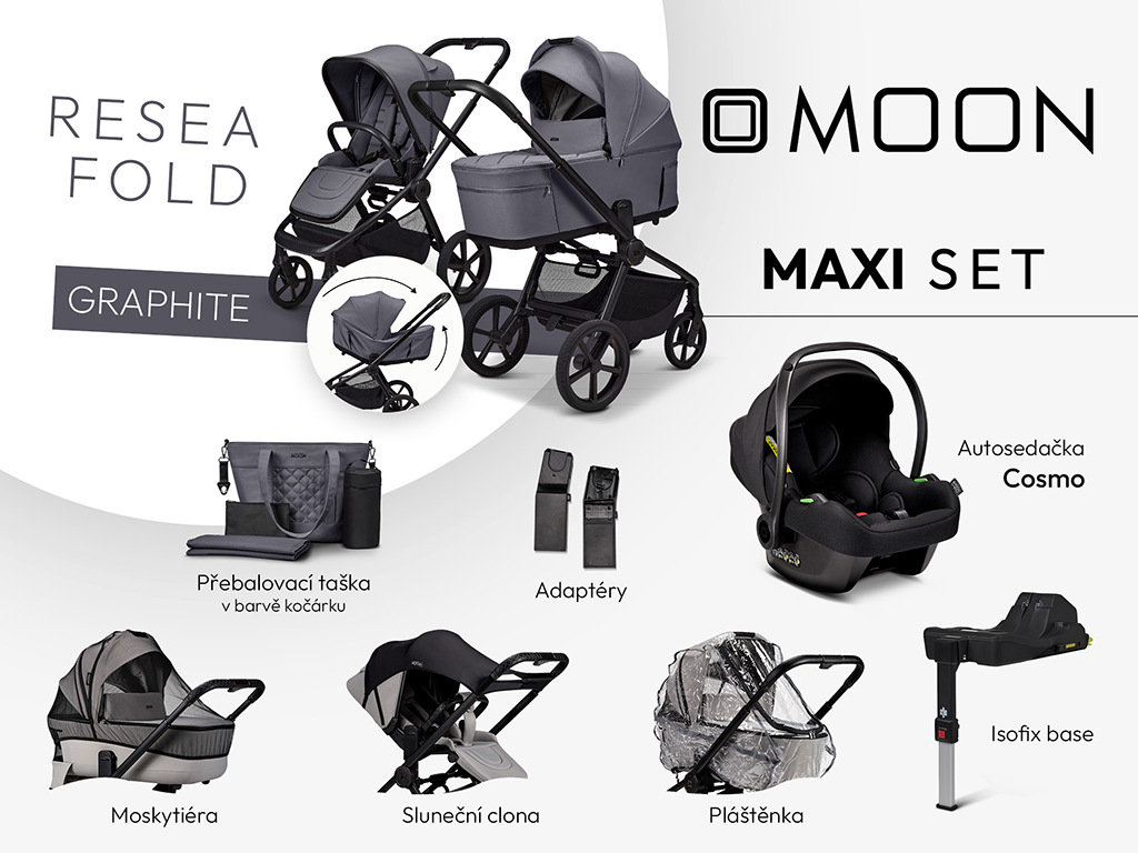 Moon ReSea FOLD maxi set - GRAPHITE