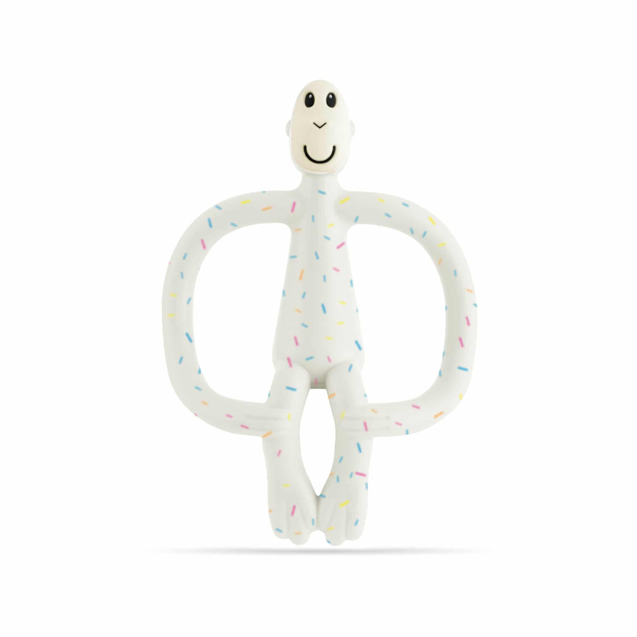 MATCHSTICK MONKEY Hryzátko a zubná kefka, Confetti Cream