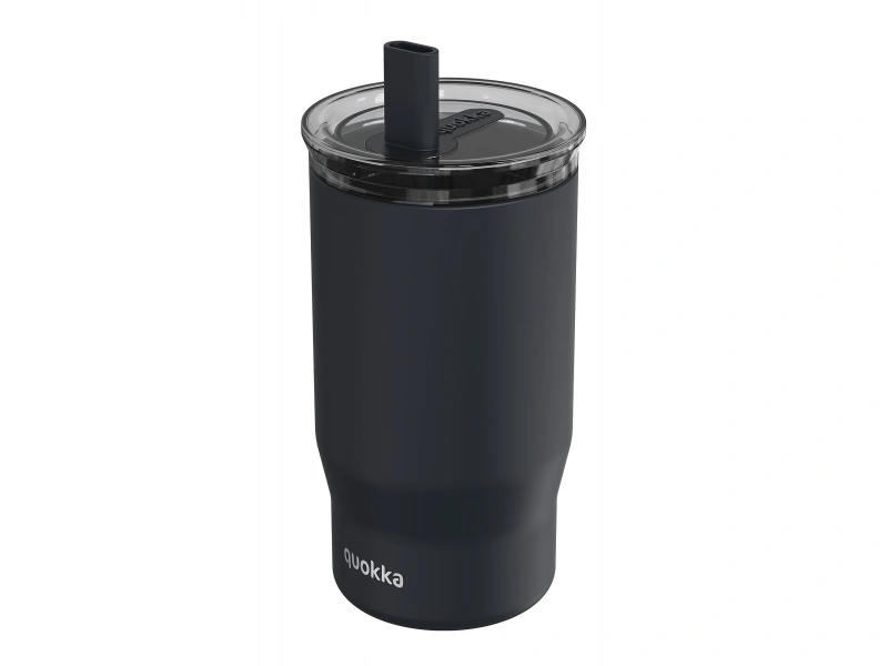 Nerezový termohrnček so slamkou Mist Black 720 ml