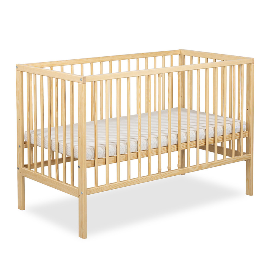 Posteľ KLUPŚ FRANIA, borovica, 120x60