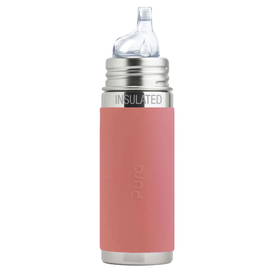 PURA Termo fľaša s náustkom 260ml, Rose
