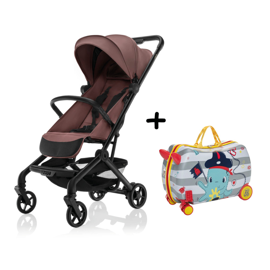 Športový kočík Jet + kufrík Pack&Ride ZDARMA, Amber Brown