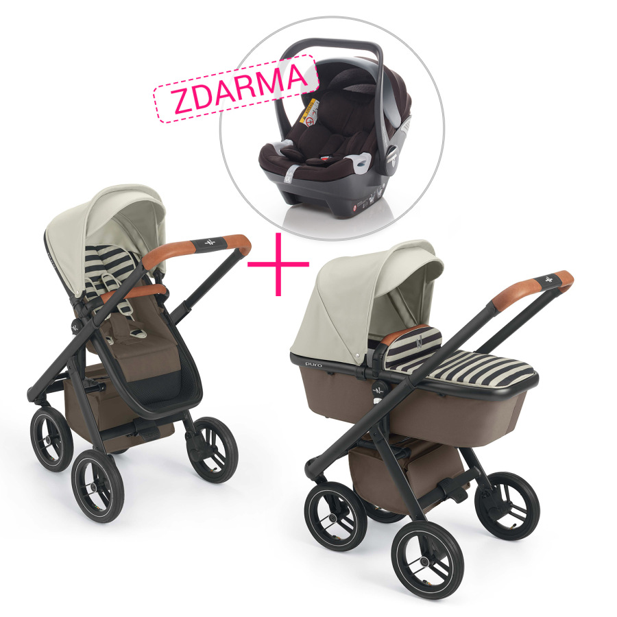 SET Kočík Puro + autosedačka X1 ZDARMA, Col.56A