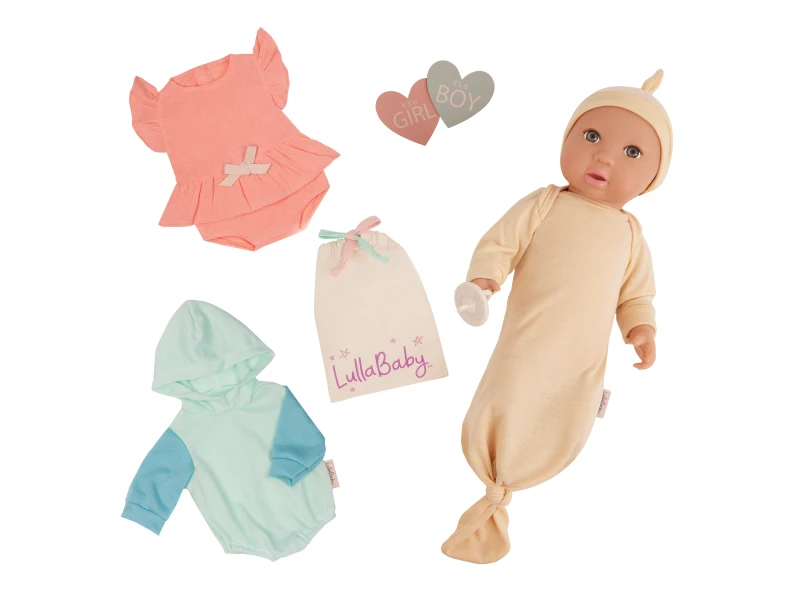 Bábika 35 cm s prekvapením Gender Reveal