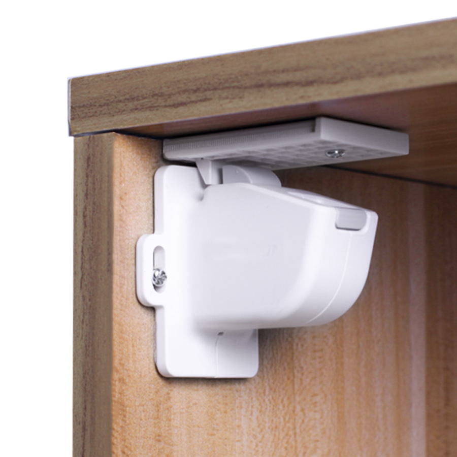 Magnetický uzáver skriniek / zásuviek 4ks, white