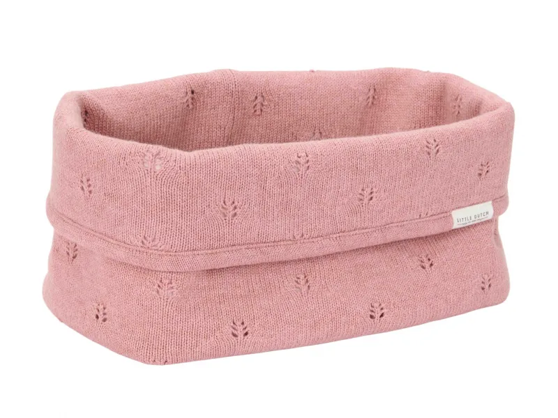 Košík pletený veľký Pure Pink Blush
