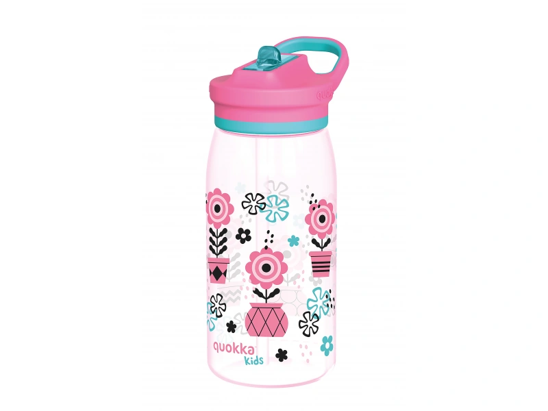 Plastová fľaša s náustkom Glow Kids Melodic Flowers 580 ml