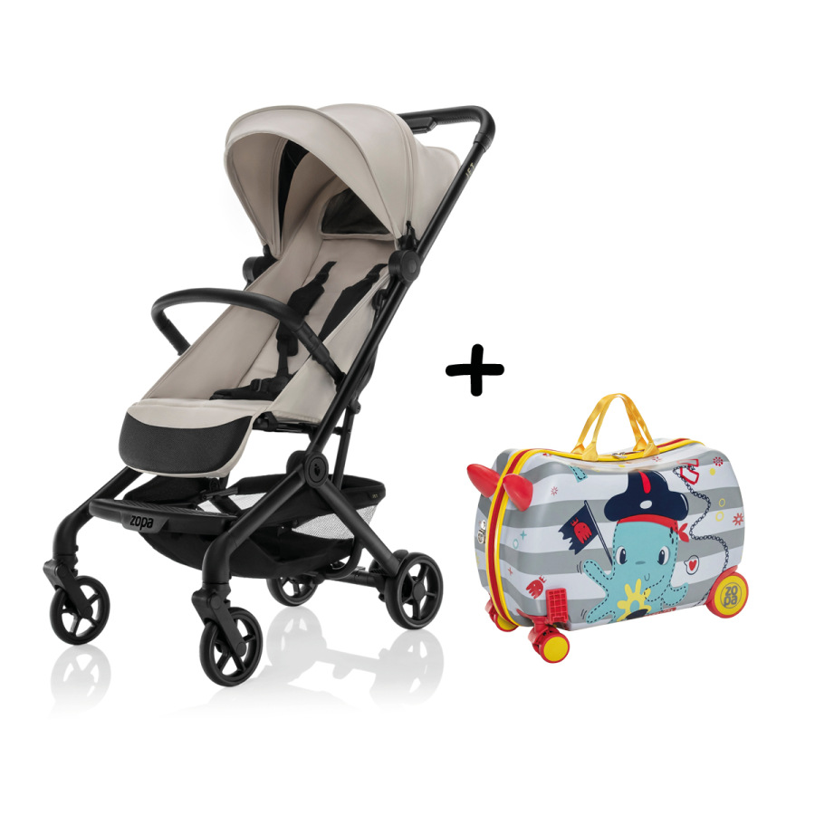 Športový kočík Jet + kufrík Pack&Ride ZDARMA, Ivory Beige