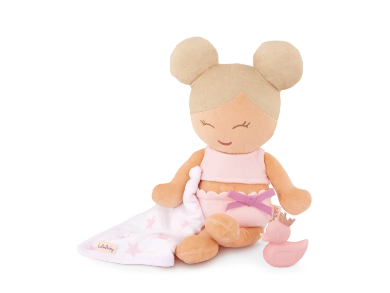 Bábika plyšová do vane Blonde Hair