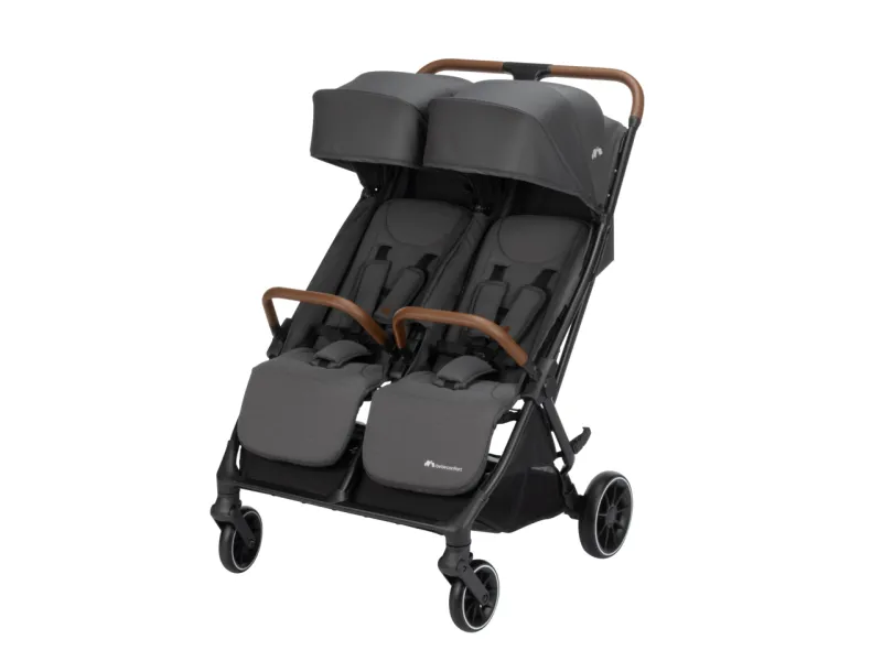 Kočík pre dvojčatá Mane MIneral Graphite