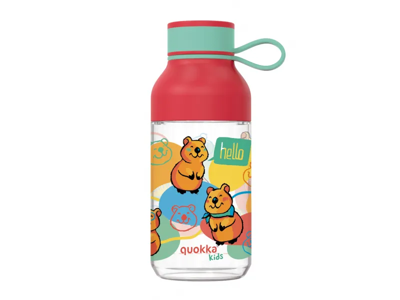 Plastová fľaša Ice Kids s pútkom Happy 430 ml