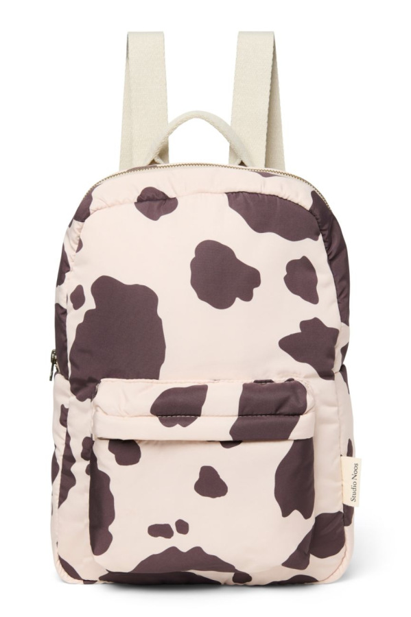 STUDIO NOOS - Puffy Midi BACKPACK - batôžtek s predným vreckom | Holy Cow Brownish