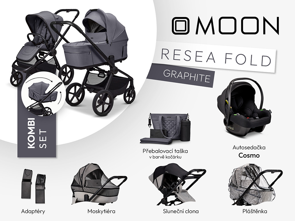 Moon ReSea FOLD kombi set - GRAPHITE