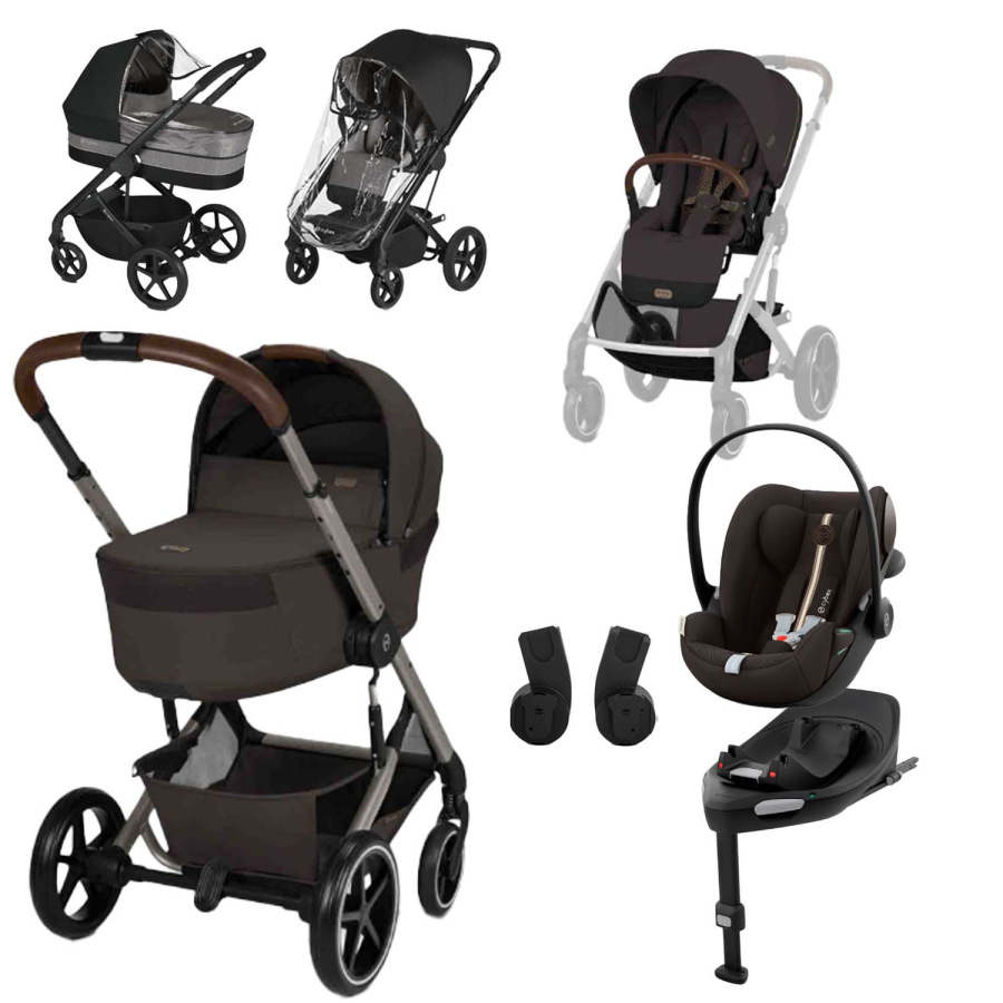 CYBEX Balios S Lux 2026 Set XL Fold Cot – Brown
