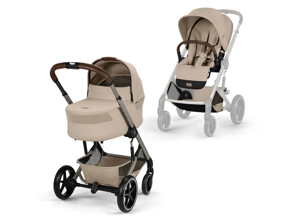 Cybex Balios S LUX + pevná vanička Cot S Lux 2026 - Moon Black