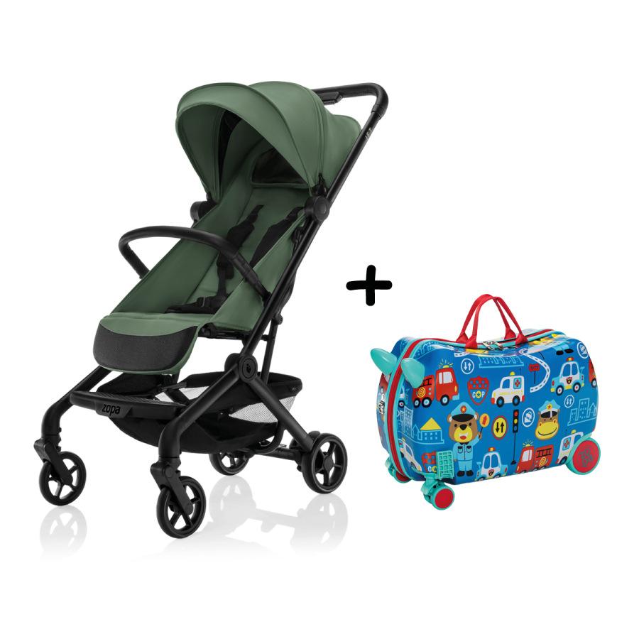 Športový kočík Jet + kufrík Pack&Ride ZDARMA, Rocky Green