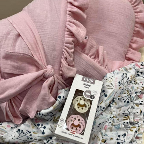 Obliečka na zavinovačku s volánom 72x72cm - MUŠELÍN