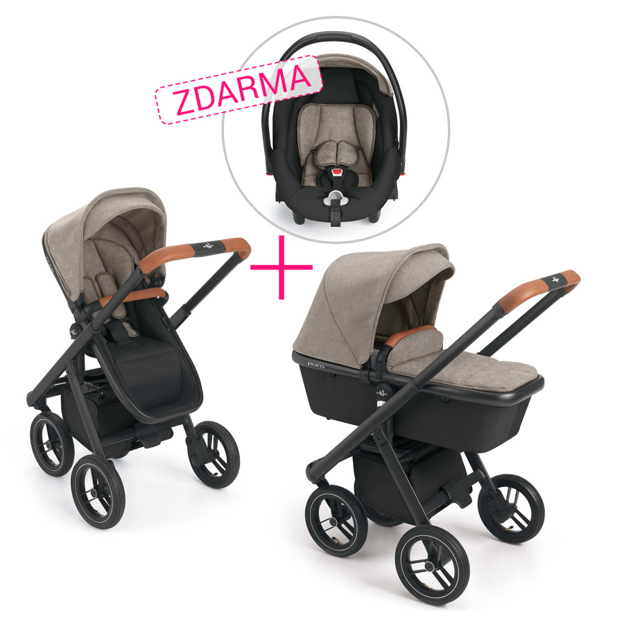 SET Kočík Puro + autosedačka Puro ZDARMA, Col.45A