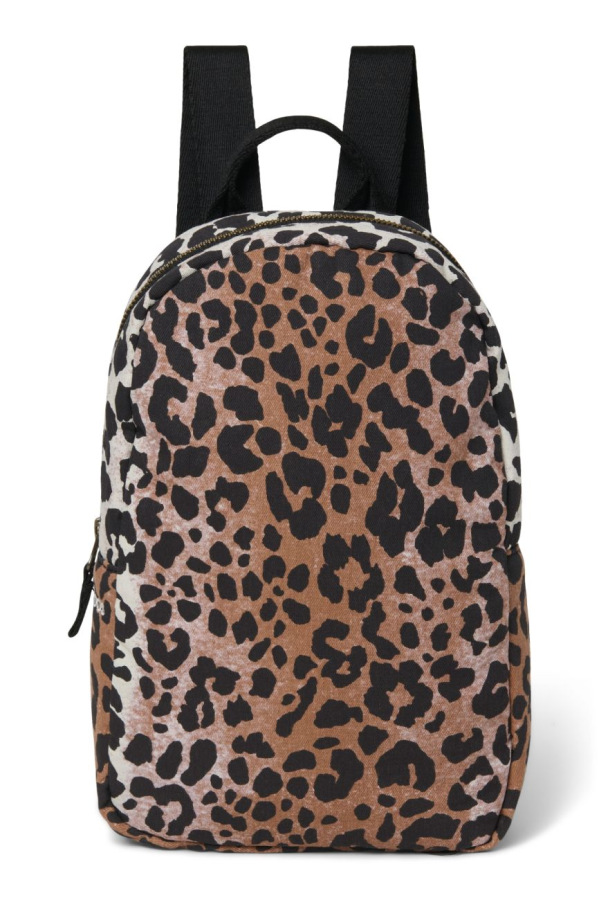 STUDIO NOOS - Soft - Mekký Bavlněný Mini BACKPACK | Hazel Leopard