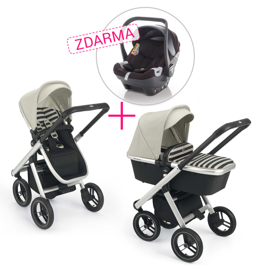 SET Kočík Puro + autosedačka X1 ZDARMA, Col.48A