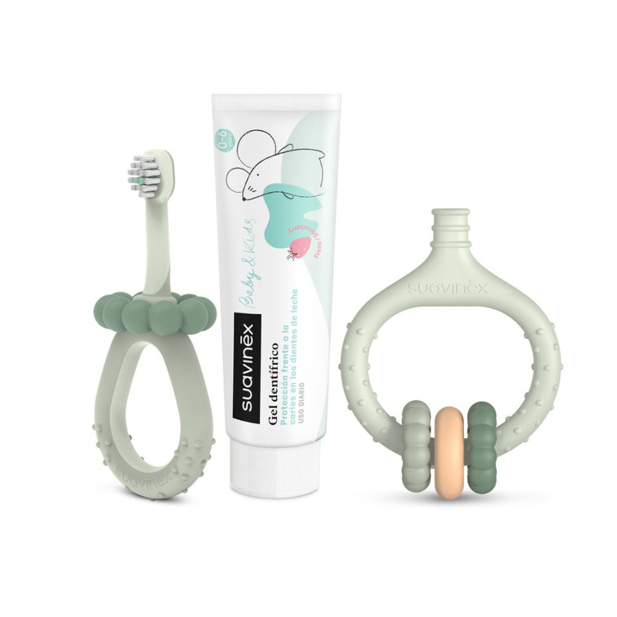SUAVINEX | SADA pre ústnu hygienu - zelená