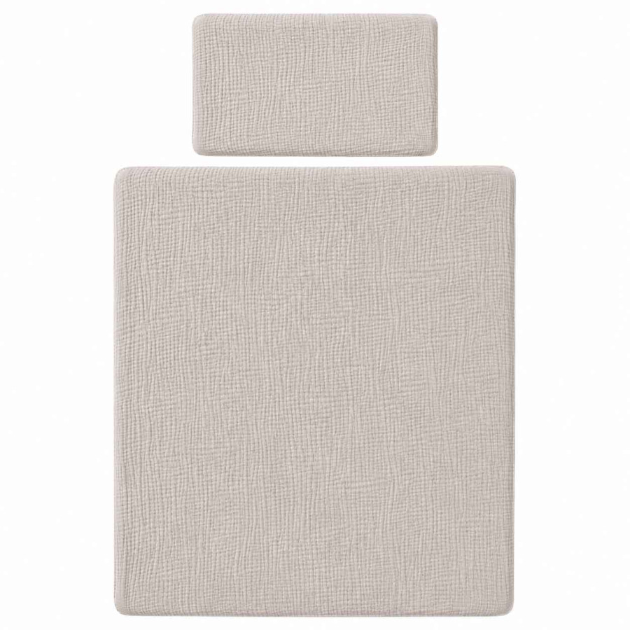 Mušelínové posteľné obliečky - SILVER BEIGE