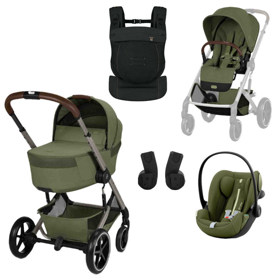 CYBEX Balios S Lux 2026 Set S Fold Cot + nosič AMYA – Green