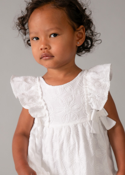 Mayoral dievčenské šaty White 3