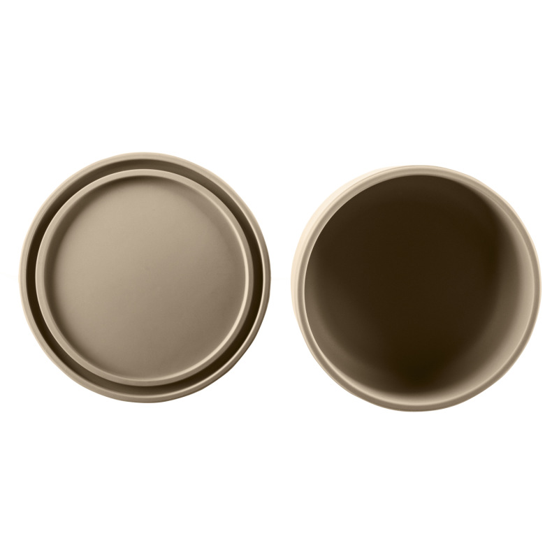 Silikónová miska s viečkom, Sand Beige 2