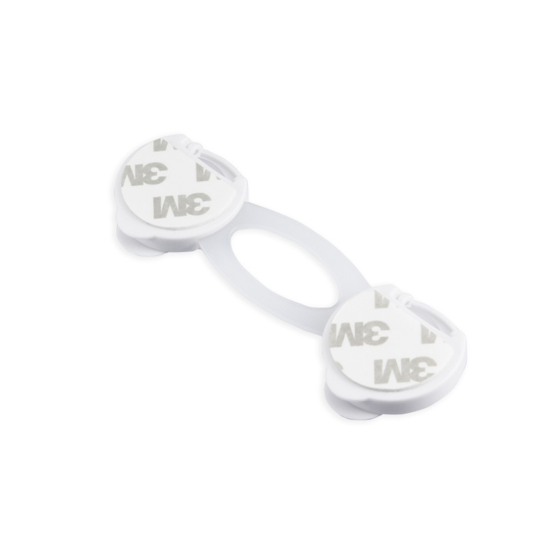 Mini zámok skriniek ohybný 2ks, white 5