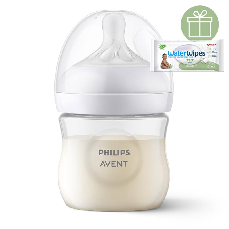 Philips AVENT Fľaša Natural Response 125 ml, 0m++WW Soapberry 60ks