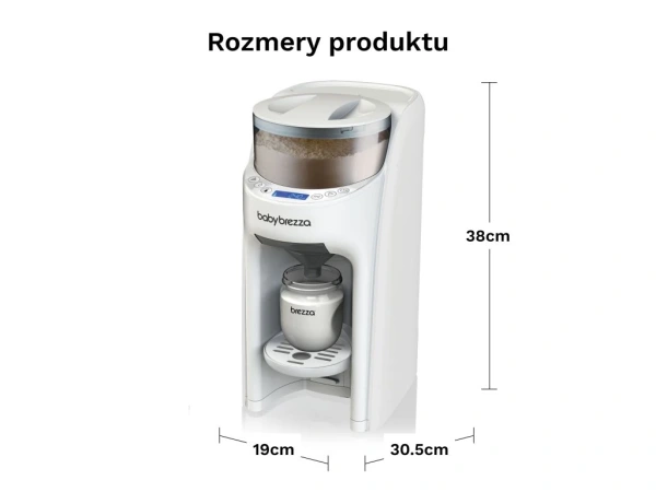 Baby Brezza Formula Pro Advanced All White - prístroj na prípravu dojčenského mlieka 6