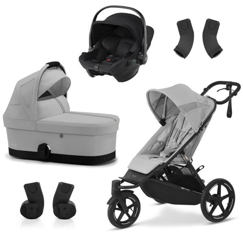 CYBEX AVI SPIN MOON BLACK + BABY SAFE CORE ZDARMA