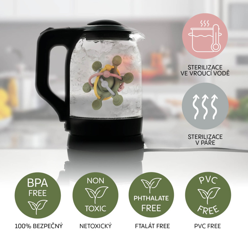 Silikónová hrkálka, Multicolor 7