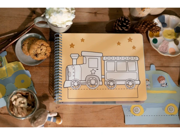 Kniha s vystrihovacími autami Jim 18