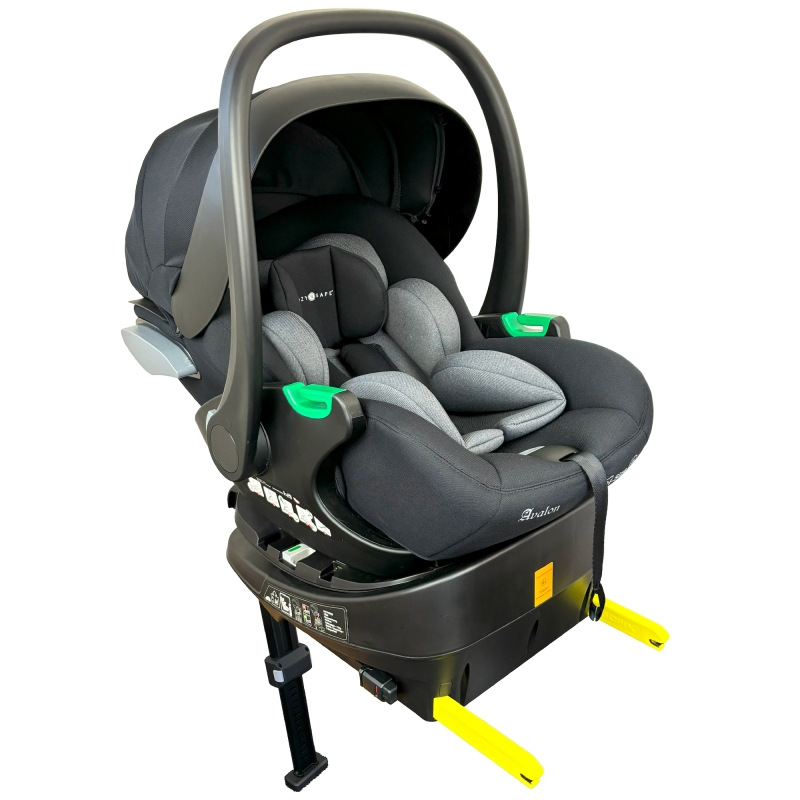 Cozy N Safe AVALON i-Size 360° autosedačka vr. ISOFIX bázy, Black/Grey 2025 14