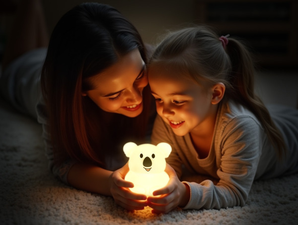 Silikónová nočná LED lampa veľkosť M, Koala 4